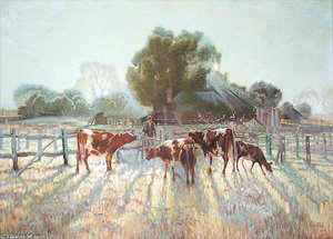 Spring Frost - — Elioth Gruner