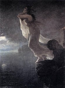 Sappho At Leucate — Baron Gros Antoine Jean