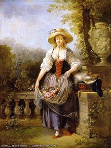 Gardener In Straw Hat — Jean Frédéric Schall