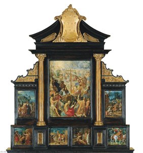 The Altarpiece Of The Exaltation Of The True Cross — Adam Elsheimer