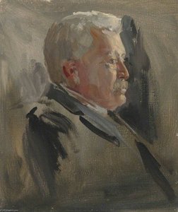 Vittorio Emanuele Orlando (1860–1952), Prime Minister Of Italy (preparatory Study For 'the Supreme War Council In Session At Versailles On 3rd July 1918' And 'armistice Meeting 3rd And 4th November 1918') — Herbert Arnould Olivier