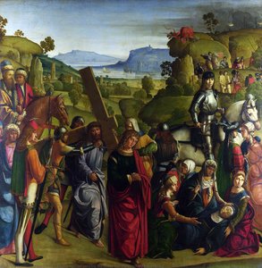Christ Carrying The Cross And The Virgin Mary Swooning — Boccaccio Boccaccino