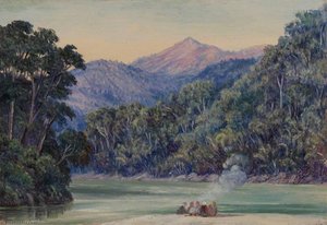 Meeting Of The Rivers Near Darjeeling — Marianne North