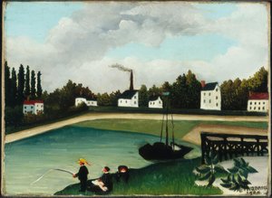 A Quai D'orsay Látképe — Henri Rousseau