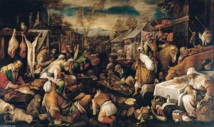 Market Scene — Francesco Bassano Der Jüngere
