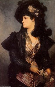 Portrait Of A Lady — Hans Makart