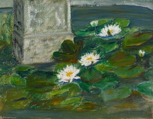 Waterlilies (recto) — Myfanwy Baker
