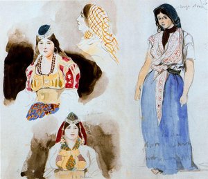 Album Von Marokko. Junge Jüdische Frauen — Eugène Delacroix
