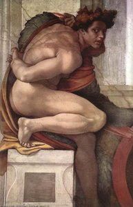 Ignudo (15) — Michelangelo Buonarroti