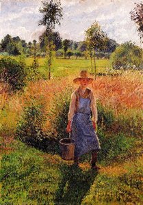 The Gardener, Afternoon Sun, Eragny — Kamil Pisaro