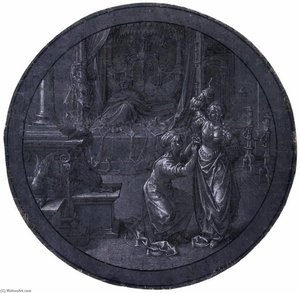 Design For Stained Glass Roundel — Jan Gossart