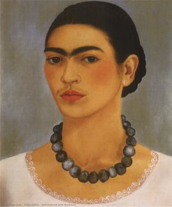 Autoportrait Au Collier — Frida Kahlo
