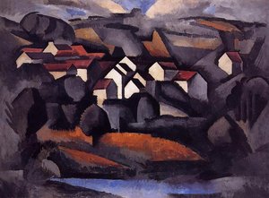 Landscape At Ferte Soud Jouarre — Roger De La Fresnaye