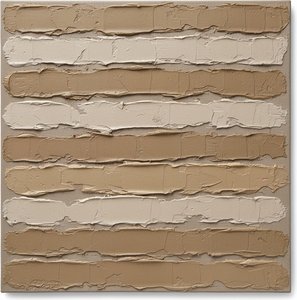 Earthen Rhythms In Sculptural Relief: A Monochromatic Study Of Timeless Serenity — David Moreau