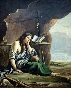 Mary Magdalene In Meditation — Antoine (brother) Le Nain