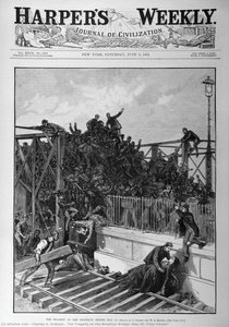 The Tragedy On The Brooklyn Bridge, May 30. From Harper — Charles S. Graham