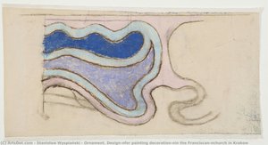 Ornament. Design\nfor Painting Decoration\nin The Franciscan\nchurch In Krakow — Stanislaw Wyspianski