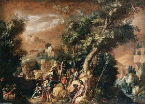 Ruins And Figures — Paulus Bril
