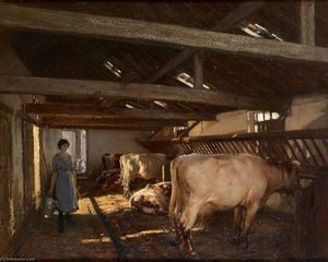 Cowshed — Frederick William Elwell