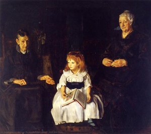 Elinor, Jean And Anna — George Wesley Bellows