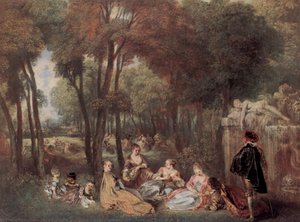 The Champs Élyssées — Jean-antoine Watteau