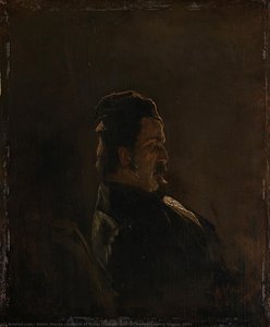 Portrait Of Pieter Frederik Van Os, Painter, Anton Mauve, 1855 — Anton Mauve