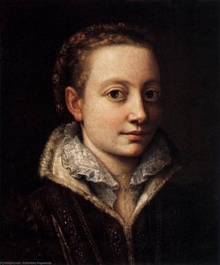 Portrait Of Minerva Anguissola — Sofonisba Anguissola