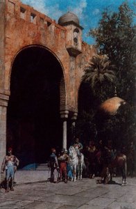 The Arrival Of The Pacha — Alberto Pasini