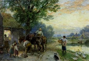 The Smithy — Myles Birket Foster