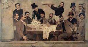 The Grupo Do Leão — Columbano Bordalo Pinheiro