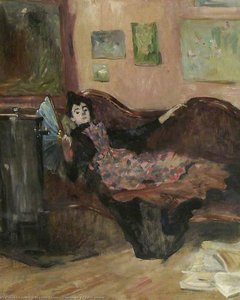 Woman On A Chaise Longue — Jean Louis Forain