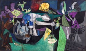 Pesca Nocturna En Antibes — Pablo Picasso