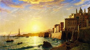 The Harbor Of Genoa — William Stanley Haseltine