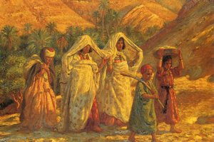 Arab Women And Children — Alphonse Etienne Dinet (nasreddine Dinet)
