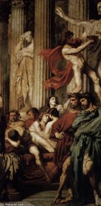 Romans Of The Decadence (detail) — Thomas Couture
