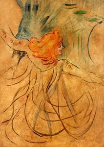 At The Music Hall Loie Fuller — Henri De Toulouse-lautrec