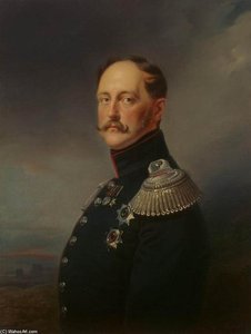 Portrait Of Emperor Nicholas I — Franc Kruger