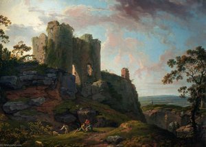 Beeston Castle, Cheshire — George Barret The Elder
