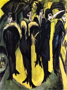 Fem Kvinnor På Gatan — Ernst Ludwig Kirchner