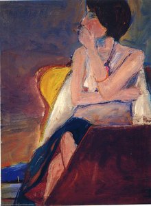 Girl Smoking — Richard Diebenkorn