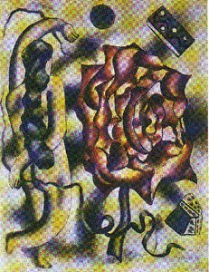 La Mujer Con El Rosa — Fernand Léger