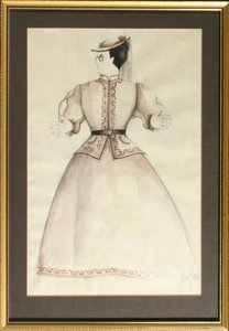 Costume Design For Miss Bentson In Lakme By Delibes — John Arthur Fraser