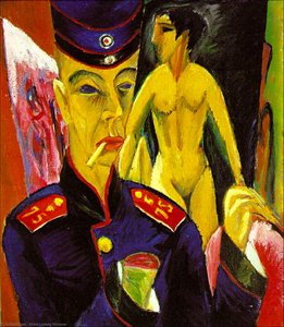 Self-portrait As A Soldier — Ernst Ludwig Kirchner