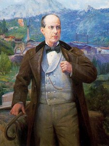 Portrait Of León Urigoitia — Ignacio Díaz Olano