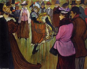 At The Moulin Rouge — Louis Anquetin