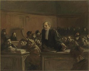 La Plaidoirie, 1907 — Jean Louis Forain