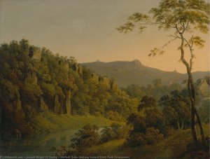 Matlock Dale, Con Vista Verso L'escarpment Di Black Rock — Joseph Wright Di Derby