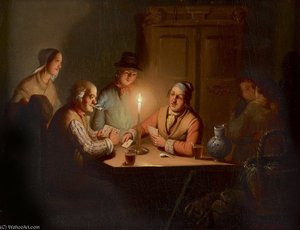 Card Players — 约翰·蒙格斯·卡尔弗豪斯