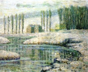 Creek In Winter — Ernest Lawson