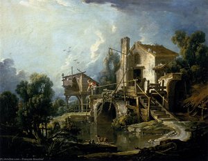 The Mill At Charenton — François Boucher